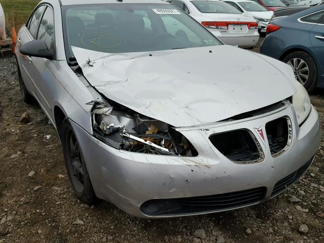 1G2ZG57B684210294 - 2008 PONTIAC G6 BASE SILVER photo 9