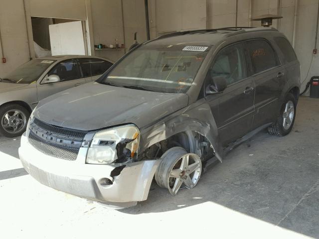 2CNDL73F356024403 - 2005 CHEVROLET EQUINOX LT GRAY photo 2