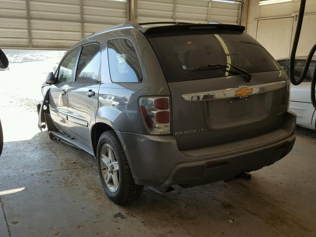 2CNDL73F356024403 - 2005 CHEVROLET EQUINOX LT GRAY photo 3