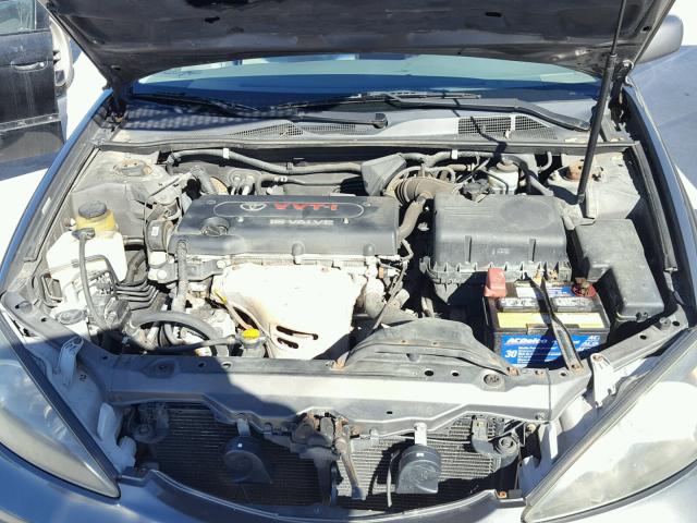 4T1BE32K62U535626 - 2002 TOYOTA CAMRY LE GRAY photo 7