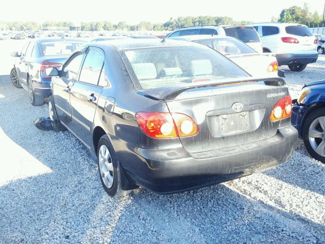 1NXBR32E66Z759094 - 2006 TOYOTA COROLLA CE BLACK photo 3