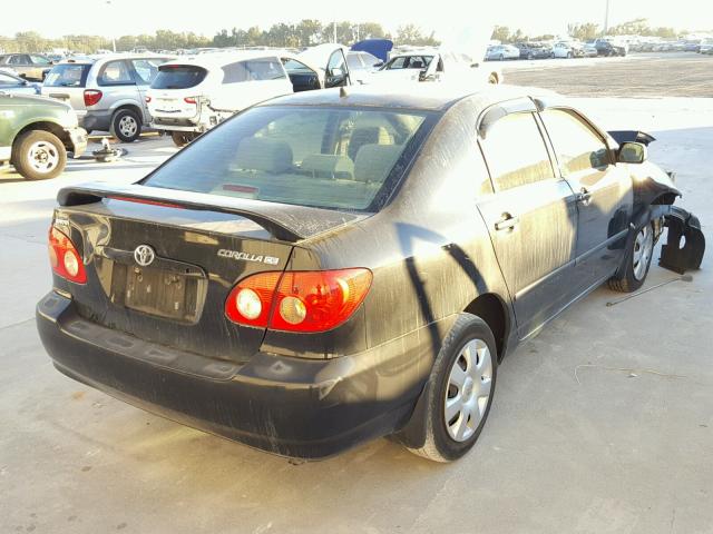 1NXBR32E66Z759094 - 2006 TOYOTA COROLLA CE BLACK photo 4