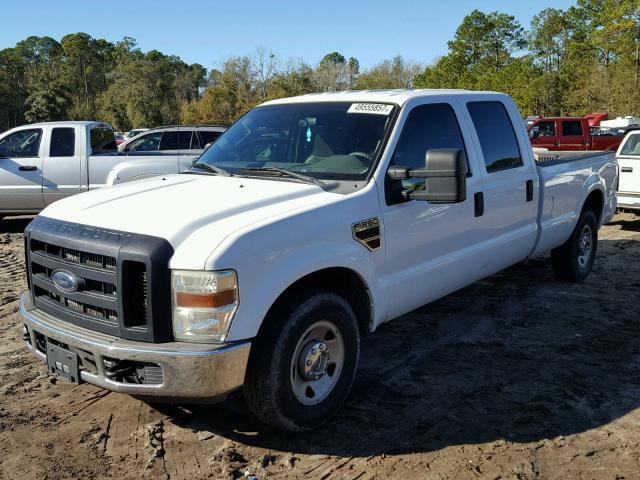 1FTWW30R08EB75419 - 2008 FORD F350 SRW S WHITE photo 2