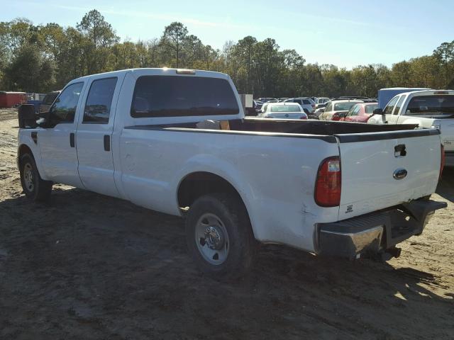 1FTWW30R08EB75419 - 2008 FORD F350 SRW S WHITE photo 3