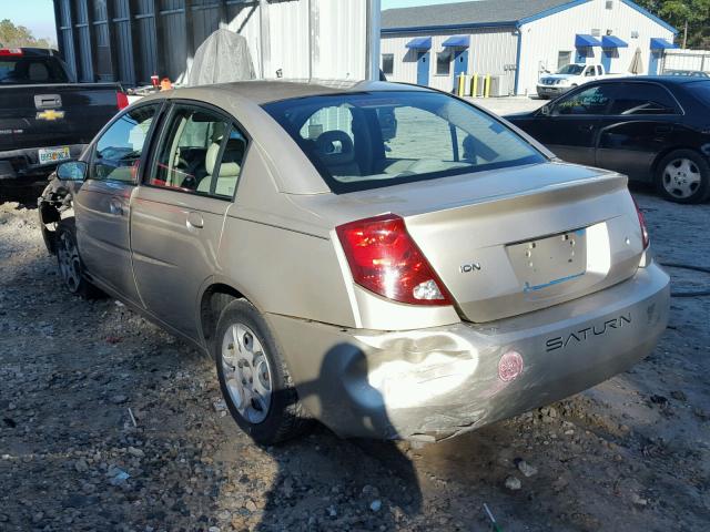 1G8AJ52F54Z171581 - 2004 SATURN ION LEVEL GOLD photo 3