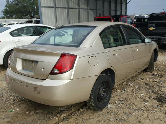 1G8AJ52F54Z171581 - 2004 SATURN ION LEVEL GOLD photo 4