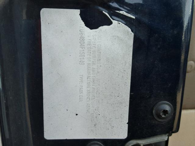 1G1ZU64804F150149 - 2004 CHEVROLET MALIBU MAX 蓝色 照片 10