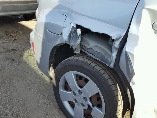 3GNBAADB7AS583028 - 2010 CHEVROLET HHR LS SILVER photo 9