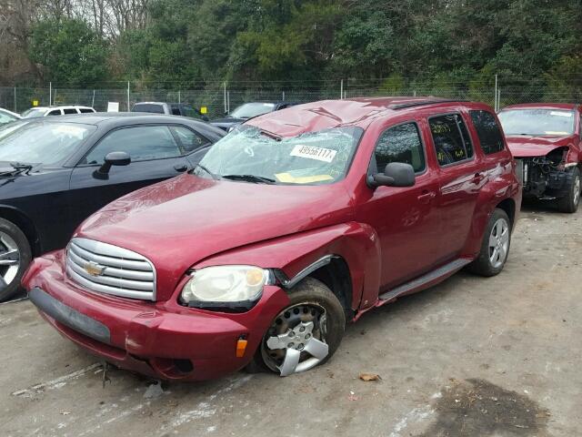 3GNDA13D98S577267 - 2008 CHEVROLET HHR LS RED photo 2