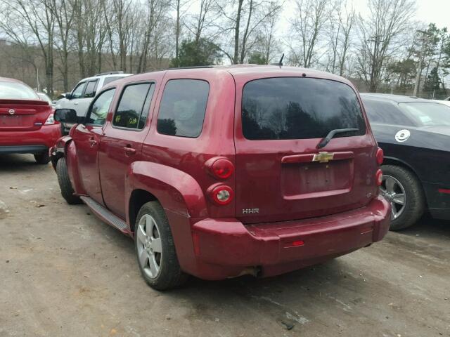 3GNDA13D98S577267 - 2008 CHEVROLET HHR LS RED photo 3