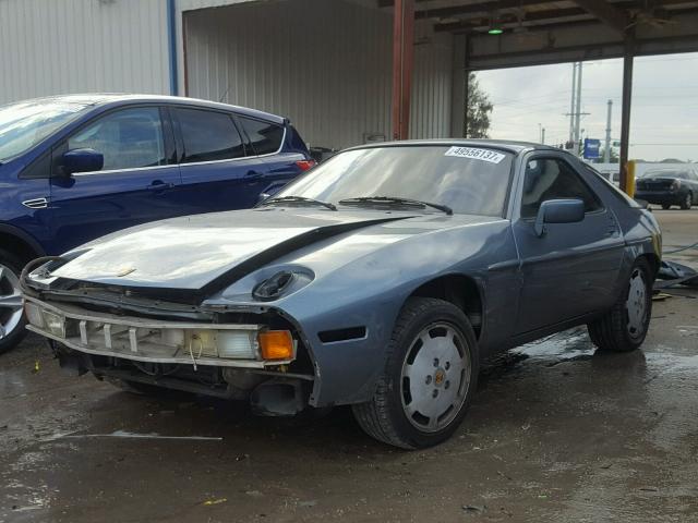 WP0JB0927ES860637 - 1984 PORSCHE 928 S BLUE photo 2