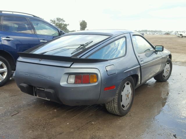 WP0JB0927ES860637 - 1984 PORSCHE 928 S BLUE photo 4