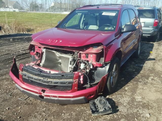 2CNDL73F856030309 - 2005 CHEVROLET EQUINOX LT MAROON photo 2