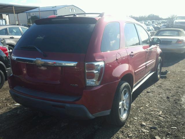 2CNDL73F856030309 - 2005 CHEVROLET EQUINOX LT MAROON photo 4