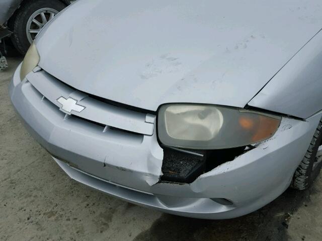 1G1JC12F237330648 - 2003 CHEVROLET CAVALIER SILVER photo 9