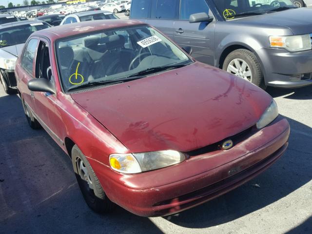 1Y1SK5284YZ412380 - 2000 CHEVROLET GEO PRIZM 勃艮第红 照片 1