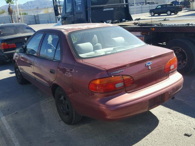 1Y1SK5284YZ412380 - 2000 CHEVROLET GEO PRIZM 勃艮第红 照片 3