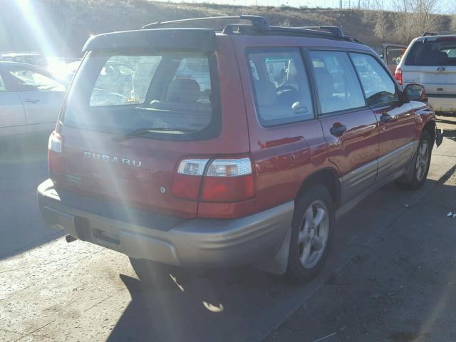 JF1SF65591H728892 - 2001 SUBARU FORESTER S Qırmızı foto 4