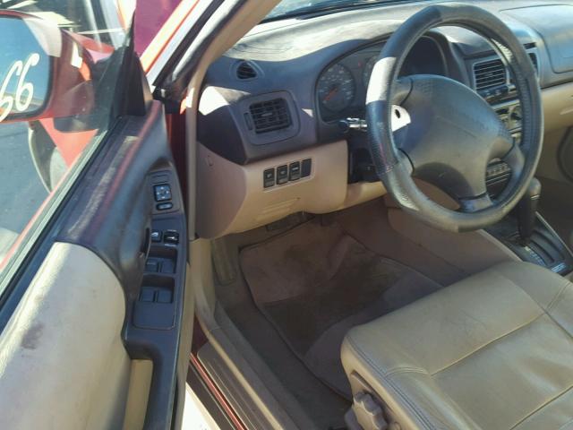 JF1SF65591H728892 - 2001 SUBARU FORESTER S Qırmızı foto 9