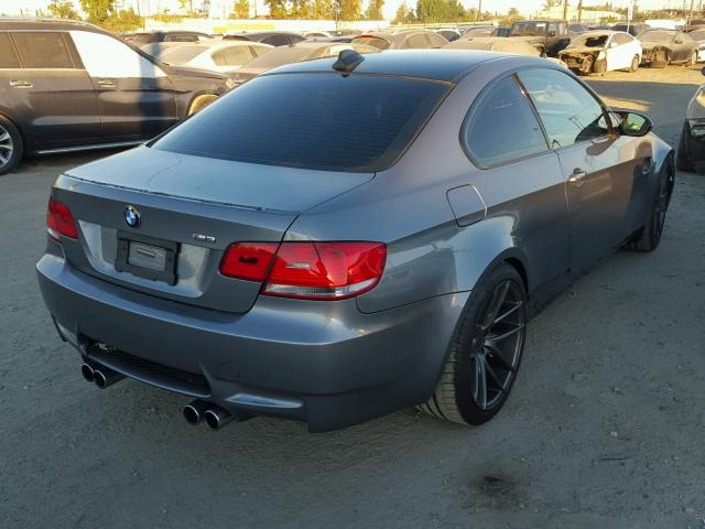 WBSWD9C56AP362684 - 2010 BMW M3 GRAY photo 4