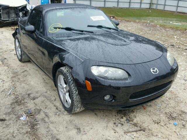 JM1NC26F680150016 - 2008 MAZDA MX-5 MIATA BLACK photo 1