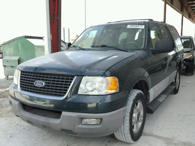 1FMRU15W83LB56641 - 2003 FORD EXPEDITION GREEN photo 2