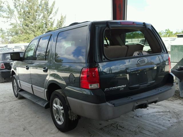 1FMRU15W83LB56641 - 2003 FORD EXPEDITION GREEN photo 3