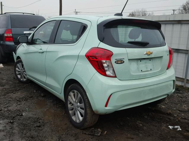 KL8CD6SA1HC720307 - 2017 CHEVROLET SPARK 1LT TEAL photo 3