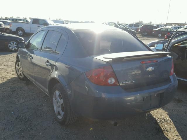 1G1AK55F567756750 - 2006 CHEVROLET COBALT LS GRAY photo 3