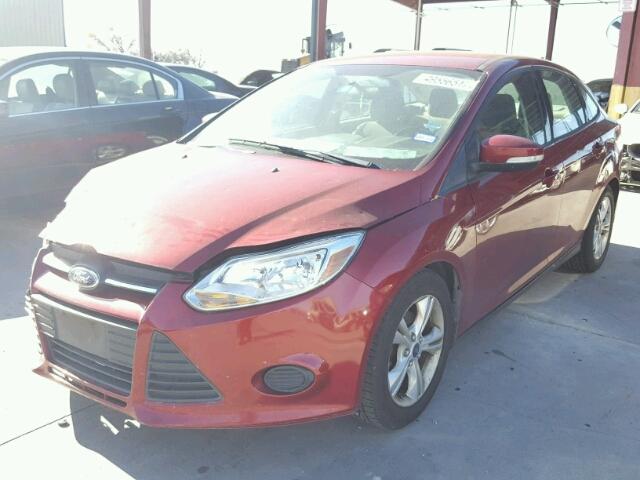 1FADP3F22EL148878 - 2014 FORD FOCUS SE RED photo 2