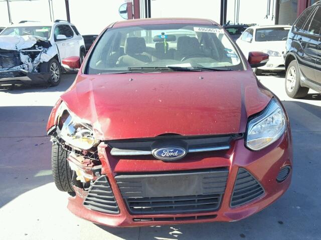 1FADP3F22EL148878 - 2014 FORD FOCUS SE RED photo 9