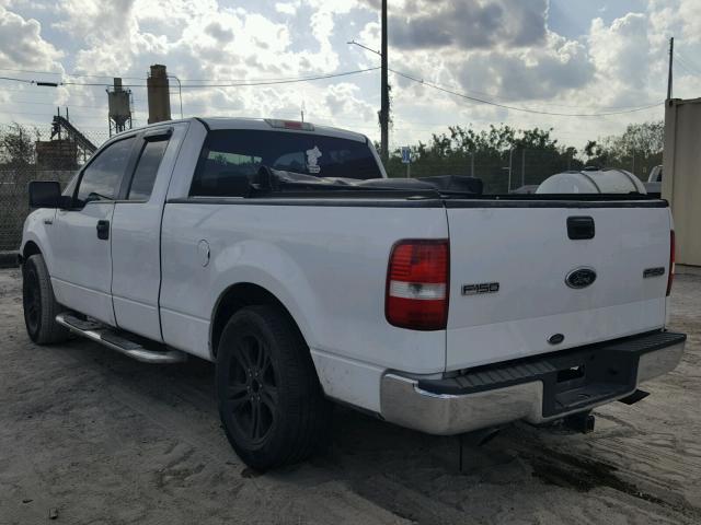 1FTRX12W05NB04427 - 2005 FORD F150 WHITE photo 3