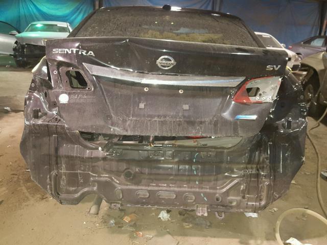 3N1AB7AP3EY334767 - 2014 NISSAN SENTRA S BLACK photo 9