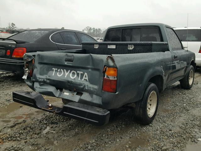 JT4RN81A3N0088001 - 1992 TOYOTA PICKUP 1/2 GREEN photo 4