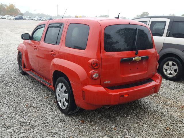 3GNCA13D28S679957 - 2008 CHEVROLET HHR LS Rojo foto 3