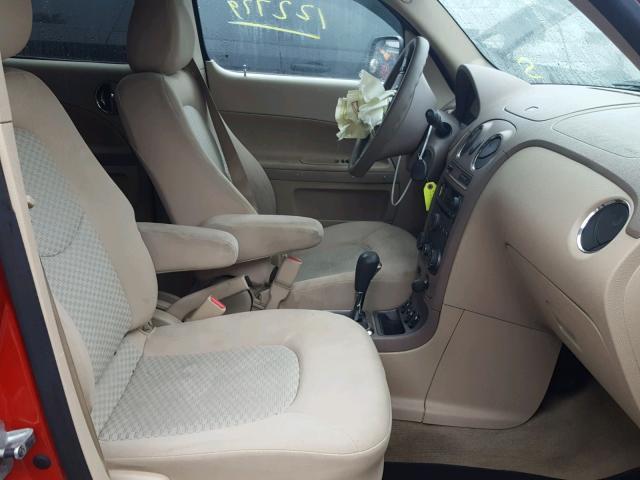 3GNCA13D28S679957 - 2008 CHEVROLET HHR LS Rojo foto 5