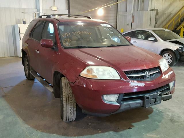 2HNYD18993H548296 - 2003 ACURA MDX TOURIN MAROON photo 1