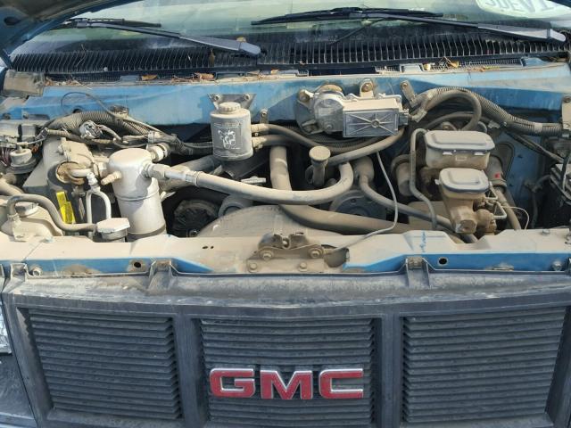 1GKDM19Z2PB511841 - 1993 GMC SAFARI XT BLUE photo 7