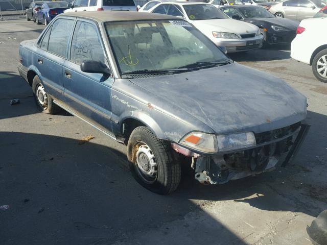 1NXAE91AXNZ372281 - 1992 TOYOTA COROLLA BLUE photo 1