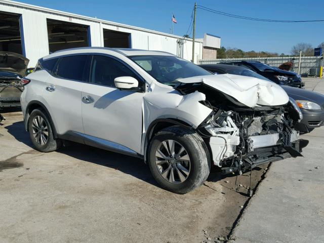 5N1AZ2MG3FN288911 - 2015 NISSAN MURANO S WHITE photo 1