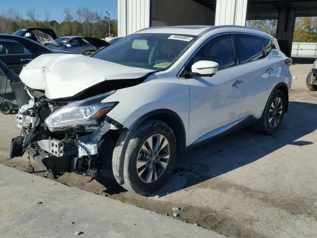 5N1AZ2MG3FN288911 - 2015 NISSAN MURANO S WHITE photo 2