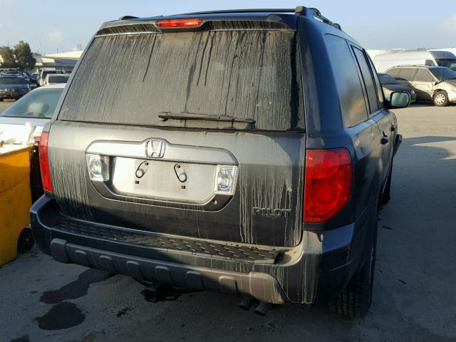 2HKYF18543H547478 - 2003 HONDA PILOT EXL GRAY photo 4