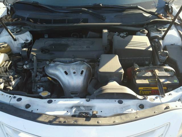 4T1BE46K79U907470 - 2009 TOYOTA CAMRY BASE WHITE photo 7