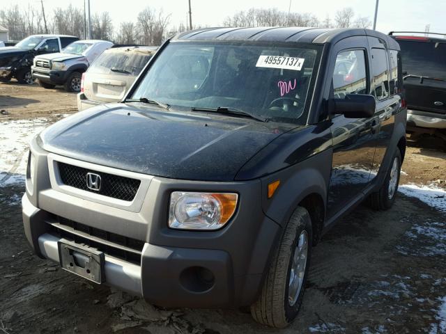 5J6YH28583L012207 - 2003 HONDA ELEMENT EX BLACK photo 2