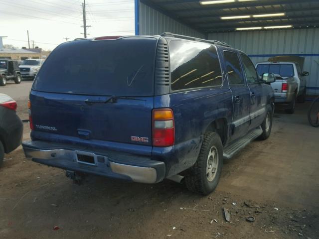 1GKFK16Z33J260010 - 2003 GMC YUKON XL K BLUE photo 4