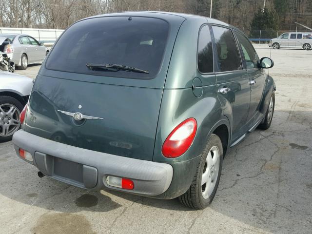 3C8FY4BB11T554658 - 2001 CHRYSLER PT CRUISER GREEN photo 4