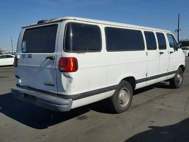 2B7KB31Z2VK594386 - 1997 DODGE RAM VAN B3 WHITE photo 4