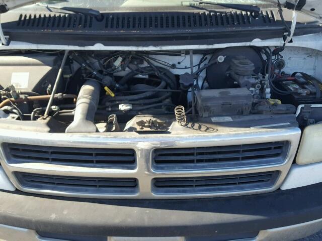 2B7KB31Z2VK594386 - 1997 DODGE RAM VAN B3 WHITE photo 7