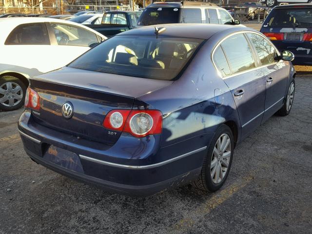 WVWEK73C26P153039 - 2006 VOLKSWAGEN PASSAT 2.0 BLUE photo 4