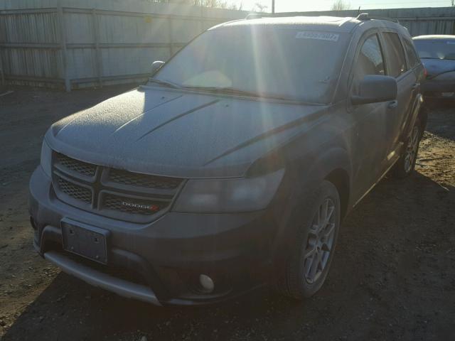 3C4PDDEG3ET157161 - 2014 DODGE JOURNEY R/ GRAY photo 2